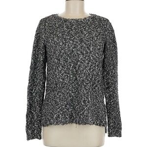 Buffalo David Bitton Gray Patterned Knit Top